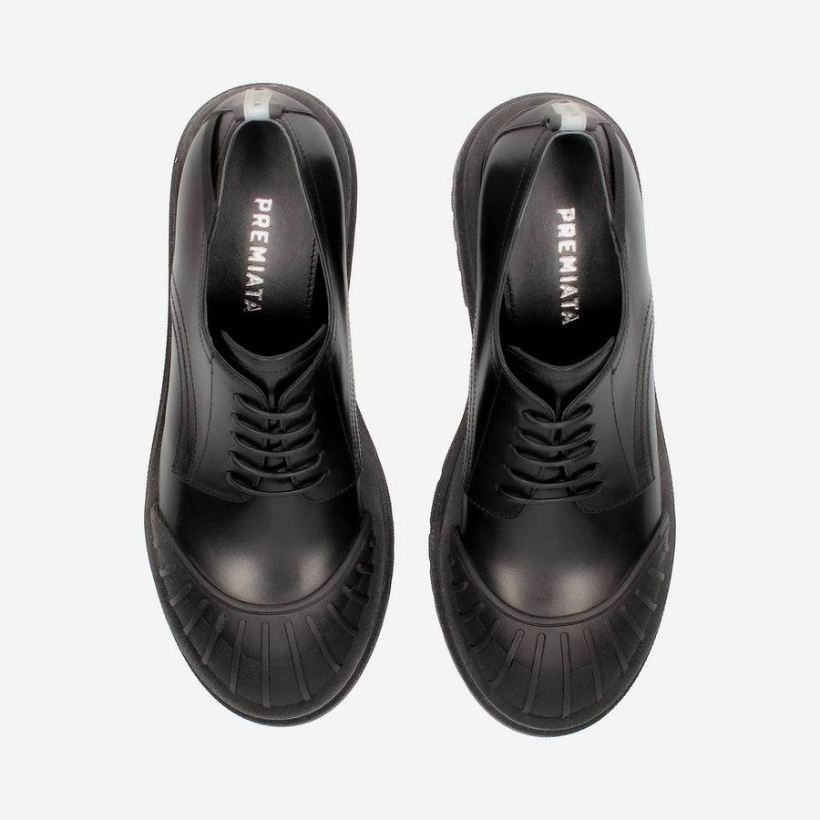 Premiata Scarpe stringate M6565A in pelle spazzolata Qualità
