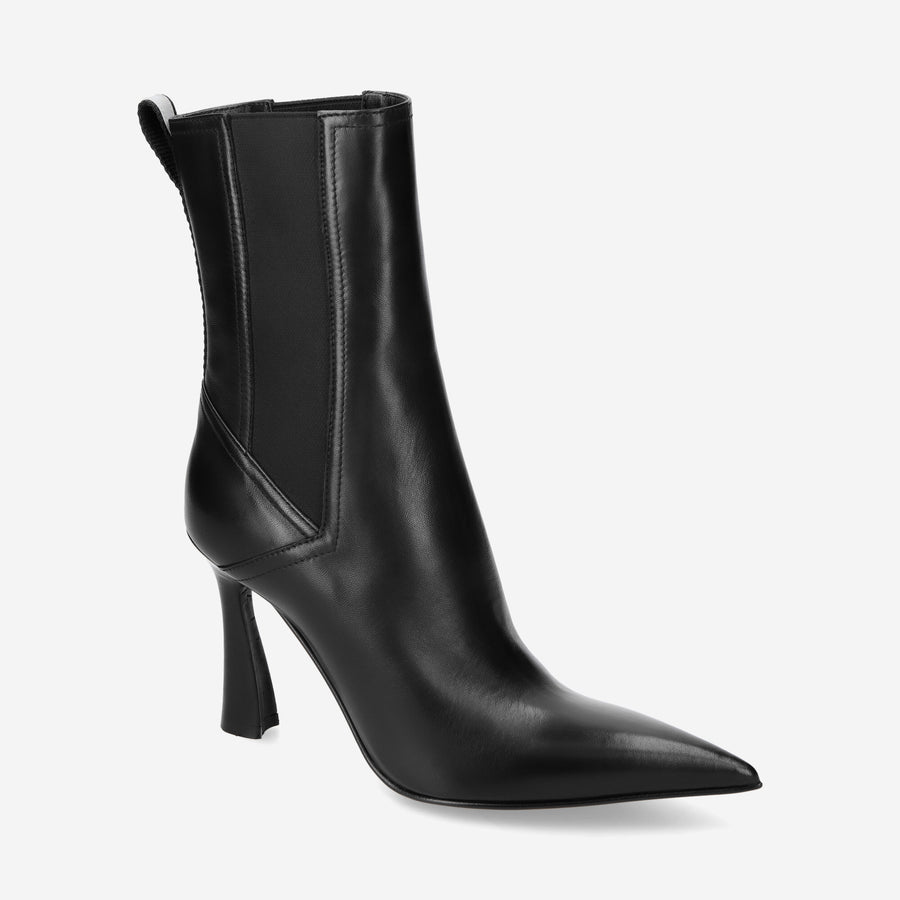 Premiata Stivaletti M6589B in pelle con tacco alto Convenienza