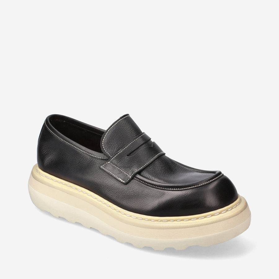Premiata Mocassini Over Cal 32161B in vitello Offerte
