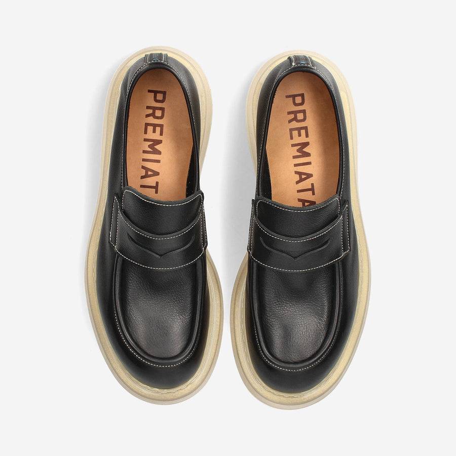 Premiata Mocassini Over Cal 32161B in vitello Offerte