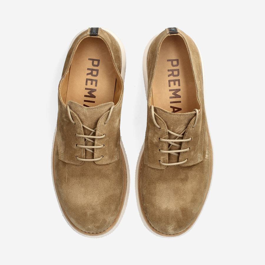 Premiata Stringate in suede 32115L Saldi Di Fabbrica