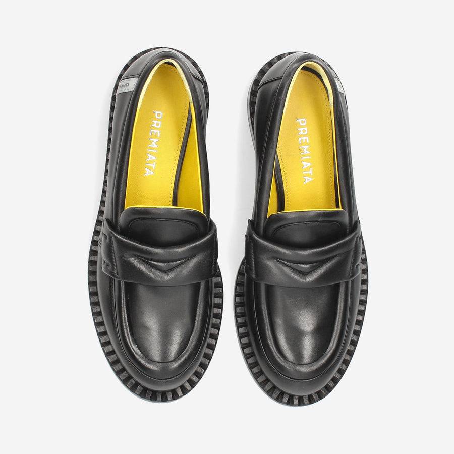 Premiata Mocassini Deb M6667B in nappa Moda