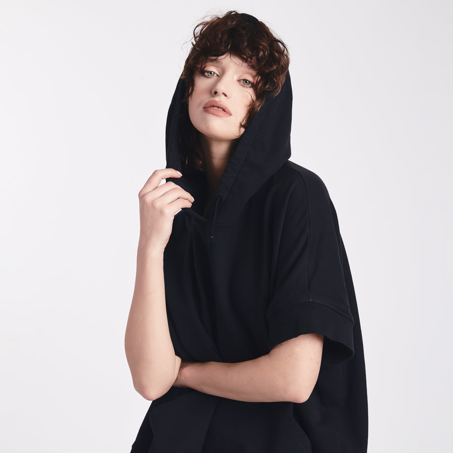 Premiata Poncho con cappuccio PR354100 Consegna Veloce