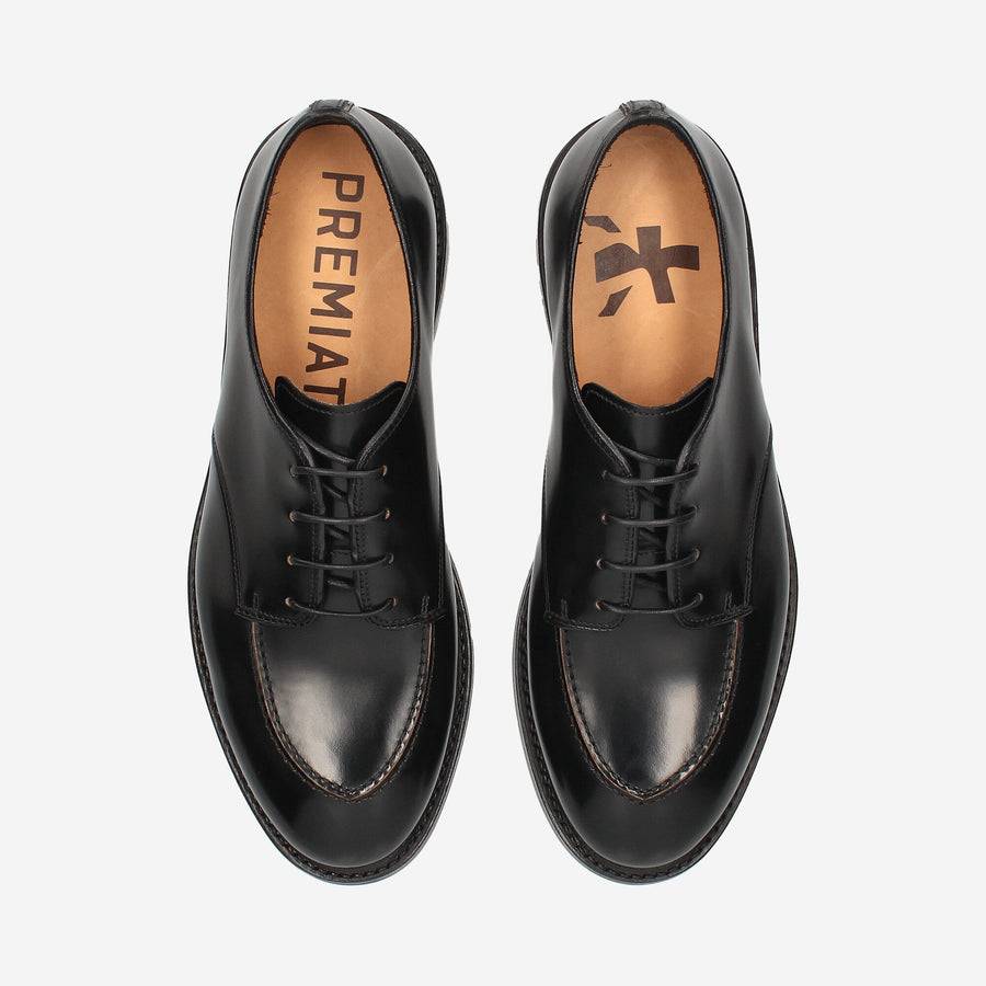 Premiata Derby 32104A in pelle spazzolata Sconto