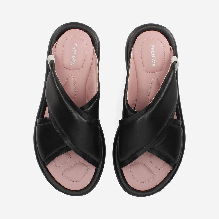 Premiata Sandali soft M6726A con zeppa in nappa imbottita Discount Store per i nuovi prodotti