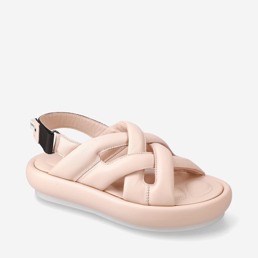 Premiata Sandali soft M6727E cin nappa intrecciata Super sconto