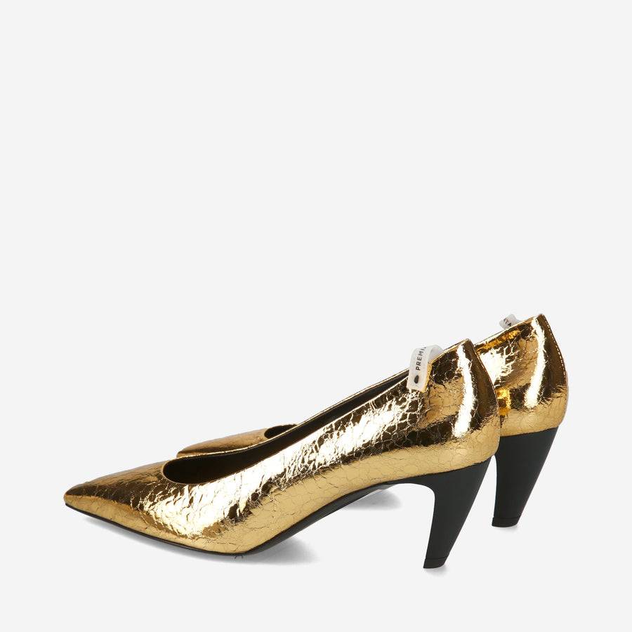 Premiata Décolleté Cher M6663B gold Black Friday Prezzi