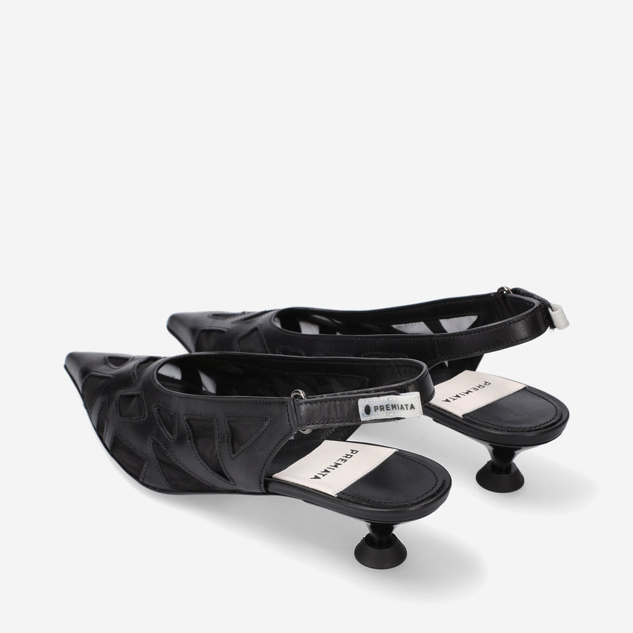 Premiata Slingback M6453A in nappa Sconti questo mese