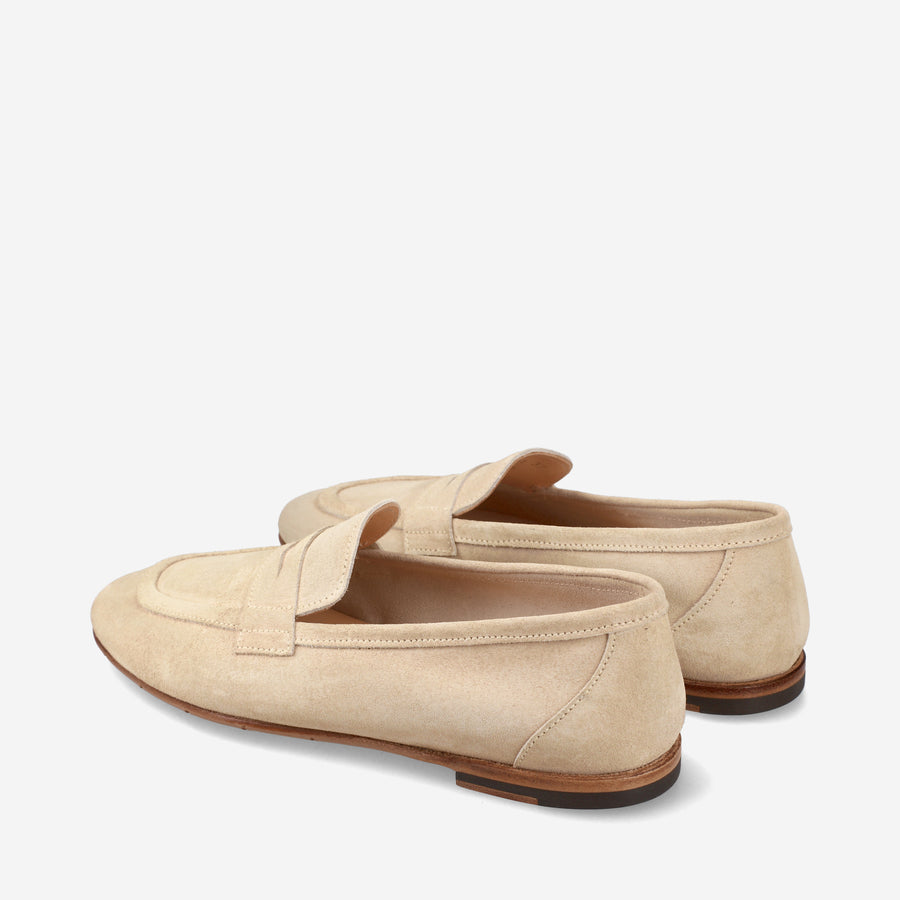 Premiata Mocassini M6781B in suede cappuccino Qualità