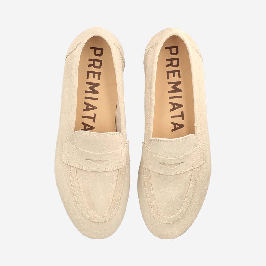 Premiata Mocassini M6781B in suede cappuccino Qualità