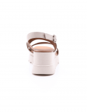 BUENO Sandalo con zeppa donna BUENO Y8602 CREMA Italy