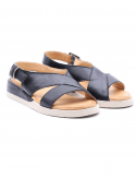 BUENO Sandalo con tacco basso zeppa donna BUENO Y5102 NERO