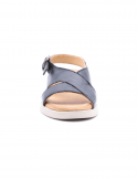 BUENO Sandalo con tacco basso zeppa donna BUENO Y5102 NERO 2025