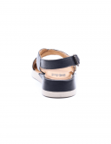 BUENO Sandalo con tacco basso zeppa donna BUENO Y5102 NERO 2025