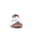 BUENO Sandalo basso donna BUENO U8213 BIANCO Soddisfazione Garantita