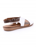 BUENO Sandalo basso donna BUENO U8213 BIANCO Soddisfazione Garantita