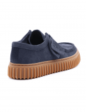 CLARKS Scarpa casual uomo CLARKS TORHILL LO NAVY SDE in camoscio Nuova
