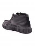CLARKS Polacco casual uomo CLARKS TORHILL HI BLK LEA in pelle Moda