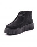 CLARKS Polacco donna CLARKS TORHILL MOSS BLK SDE in pelle nabuck Shopping Online