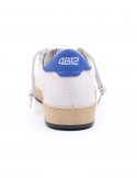 4B12 Sneakers uomo QUATTROBARRADODICI PLAY NEW 64 in pelle bianca Nuova