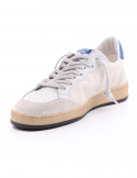 4B12 Sneakers uomo QUATTROBARRADODICI PLAY NEW 64 in pelle bianca Nuova