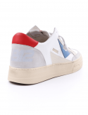 4B12 Sneakers uomo QUATTROBARRADODICI KYLE 753 in pelle bianca 2025
