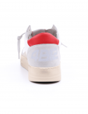 4B12 Sneakers uomo QUATTROBARRADODICI KYLE 753 in pelle bianca 2025