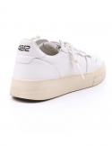 4B12 Sneakers uomo QUATTROBARRADODICI HYPER 926 in pelle bianca Italia