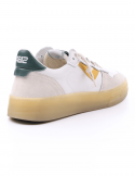 4B12 Sneakers uomo QUATTROBARRADODICI HYPER 924 in pelle bianca 2025