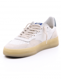 4B12 Sneakers uomo QUATTROBARRADODICI HYPER 924 in pelle bianca 2025