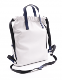 PEPEMOLL Borsa zaino donna PEPEMOLL 241441 BLANCO/NAVY in ecopelle Qualità Garantita