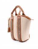 PEPEMOLL Borsa donna PEPEMOLL 241350 NAT in tessuto Consegna Veloce