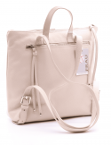 FRAU Borsa-zaino donna FRAU 507 CREMA in pelle bottalata Economico