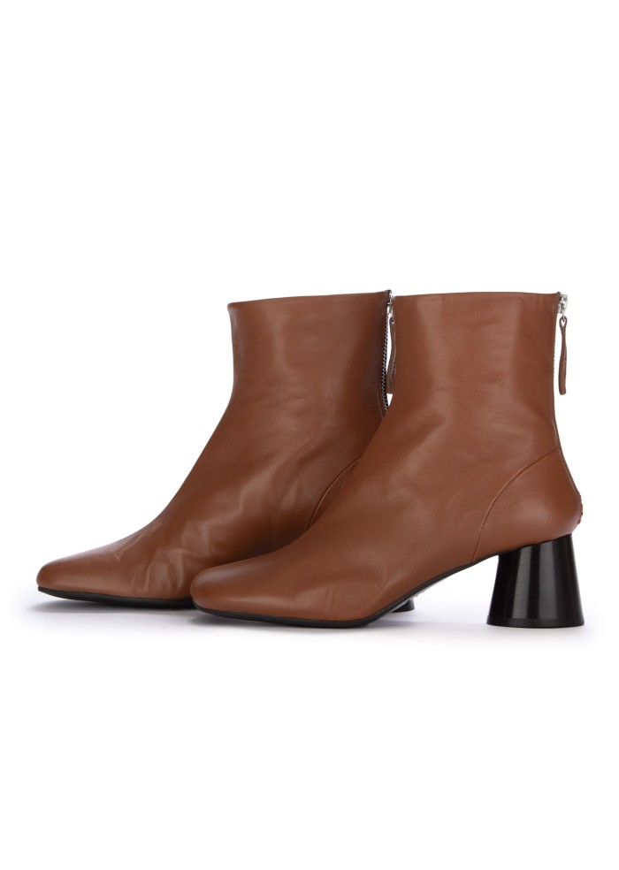 ﻿HALMANERA | STIVALETTI CON TACCO BARON TEAK MARRONE Offerte