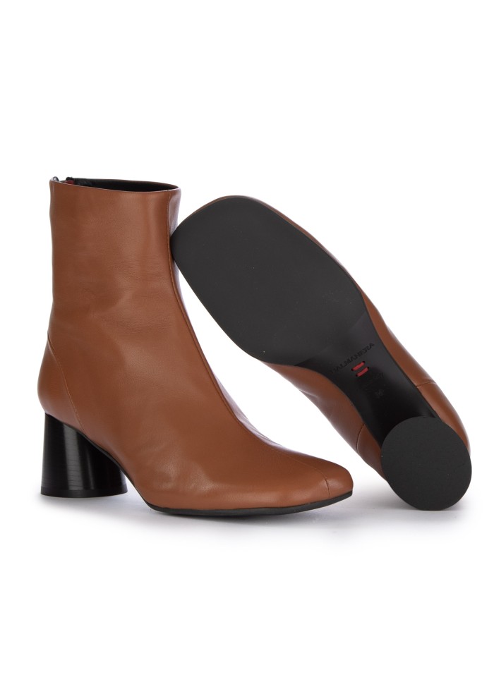 ﻿HALMANERA | STIVALETTI CON TACCO BARON TEAK MARRONE Offerte