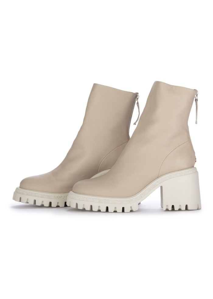 HALMANERA | STIVALETTI CON TACCO BARON PEYOTE BIANCO PANNA Hotsell