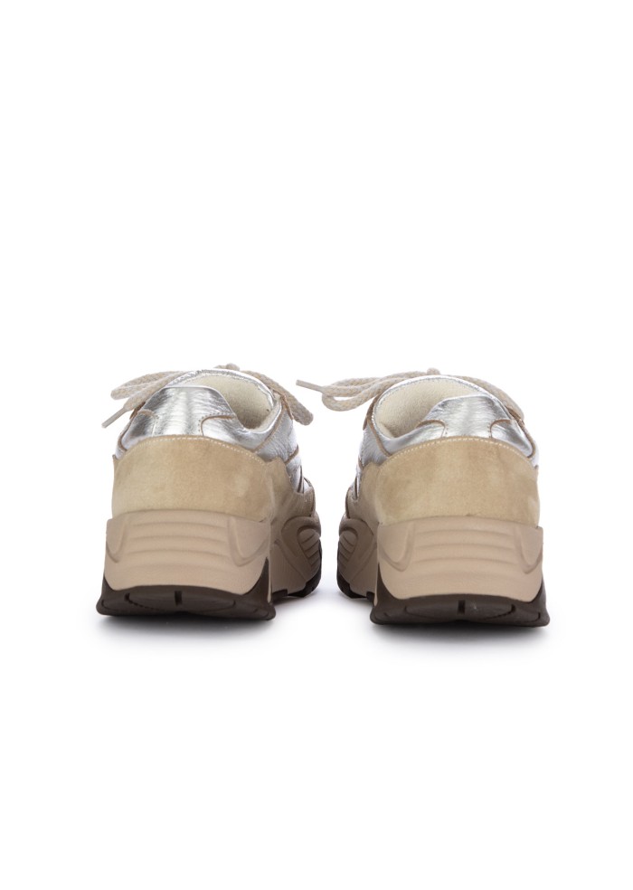 LEMARGO | SNEAKERS LAMINATO ARGENTO TAUPE Negozio