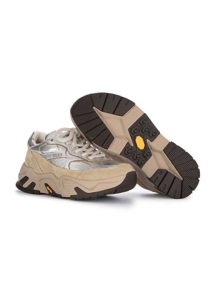 LEMARGO | SNEAKERS LAMINATO ARGENTO TAUPE Negozio
