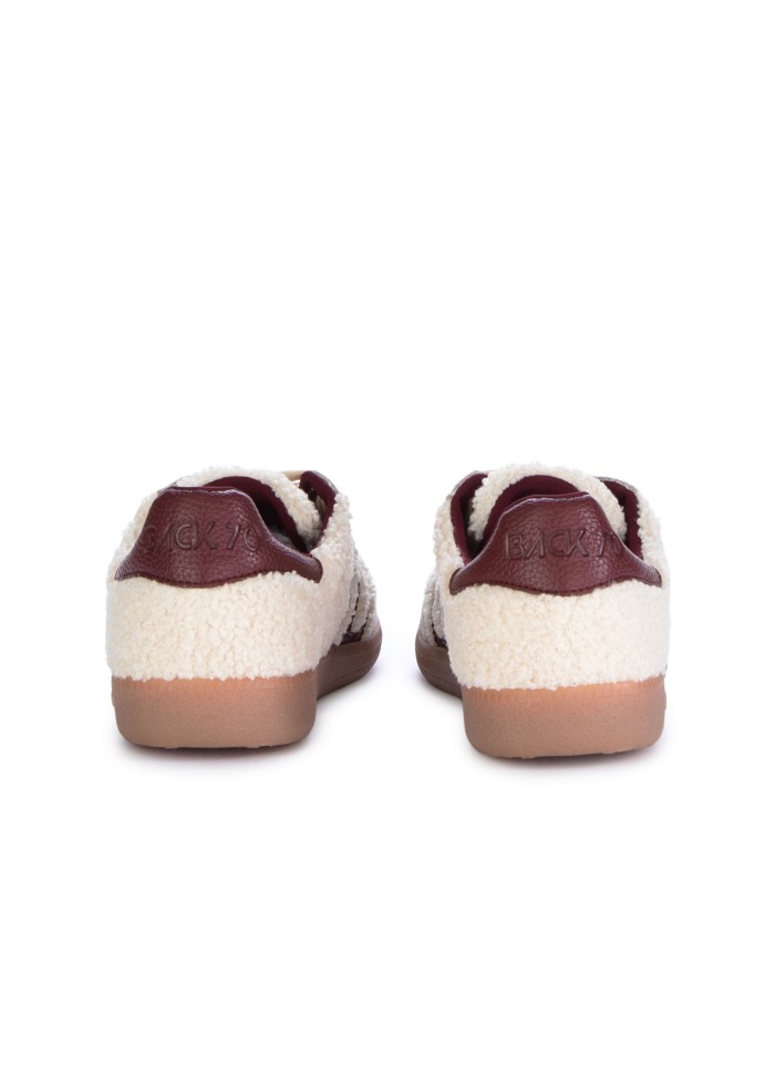BACK 70 | SNEAKERS TEDDY BIANCO BORDEAUX In Linea