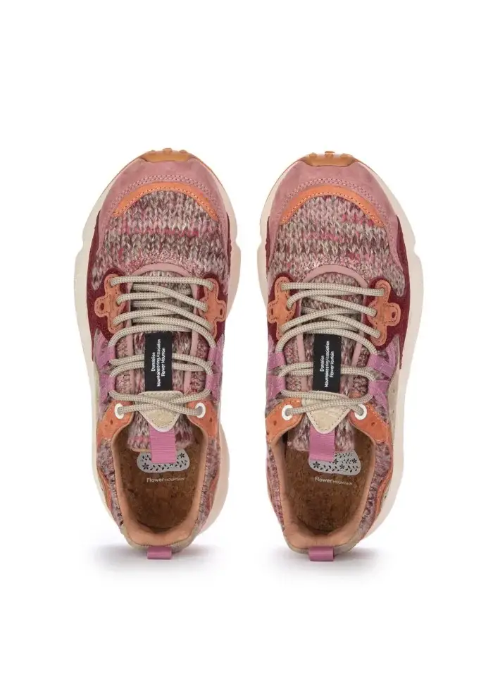 FLOWER MOUNTAIN | SNEAKERS YAMANO 3 KNITTING ROSA Promozione