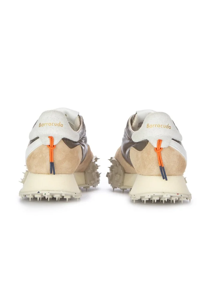 BARRACUDA | SNEAKERS IMPACT BEIGE METALLIZZATO Saldi