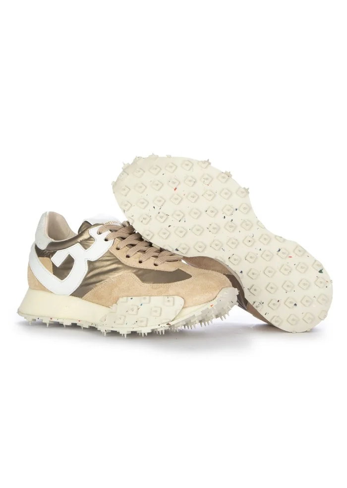 BARRACUDA | SNEAKERS IMPACT BEIGE METALLIZZATO Saldi