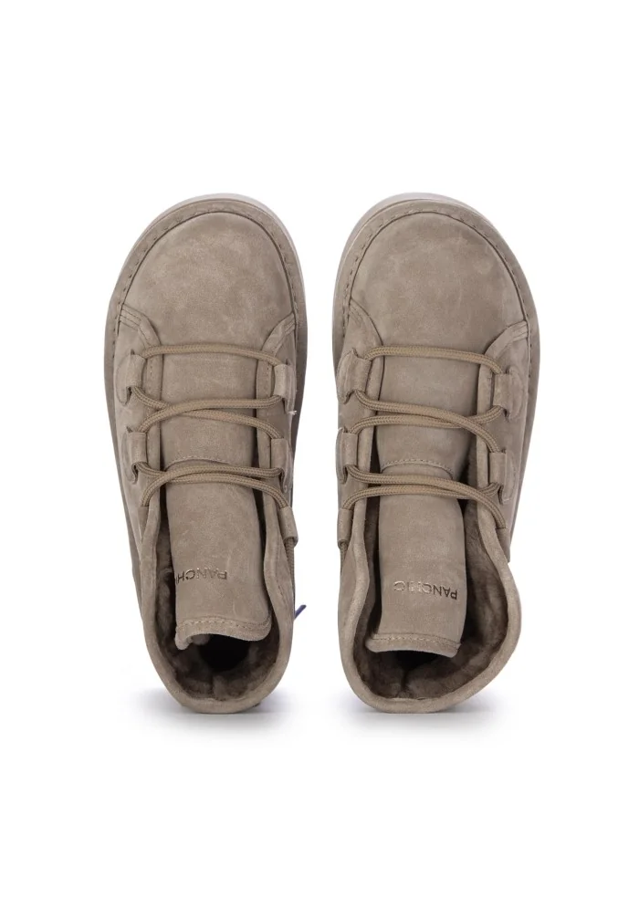 PANCHIC | STIVALETTI ALLACCIATI CAMOSCIO GRIGIO Acquista Ora