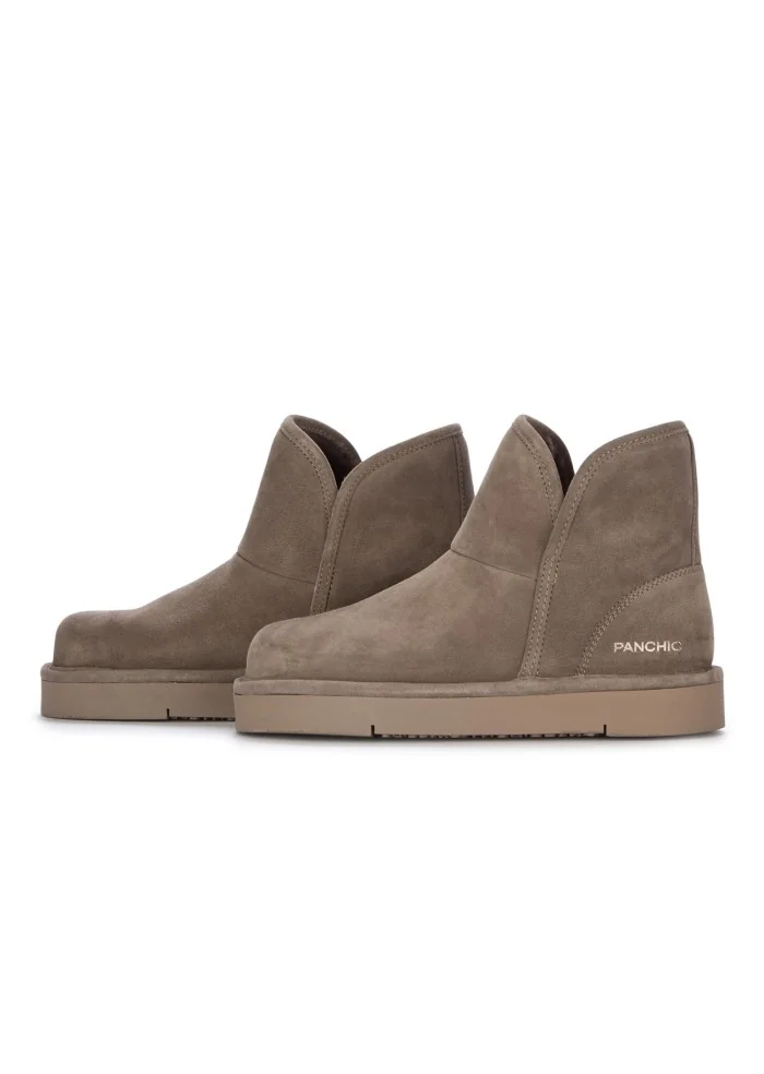 PANCHIC | STIVALETTI BASSI CAMOSCIO GRIGIO Promozione Limitata