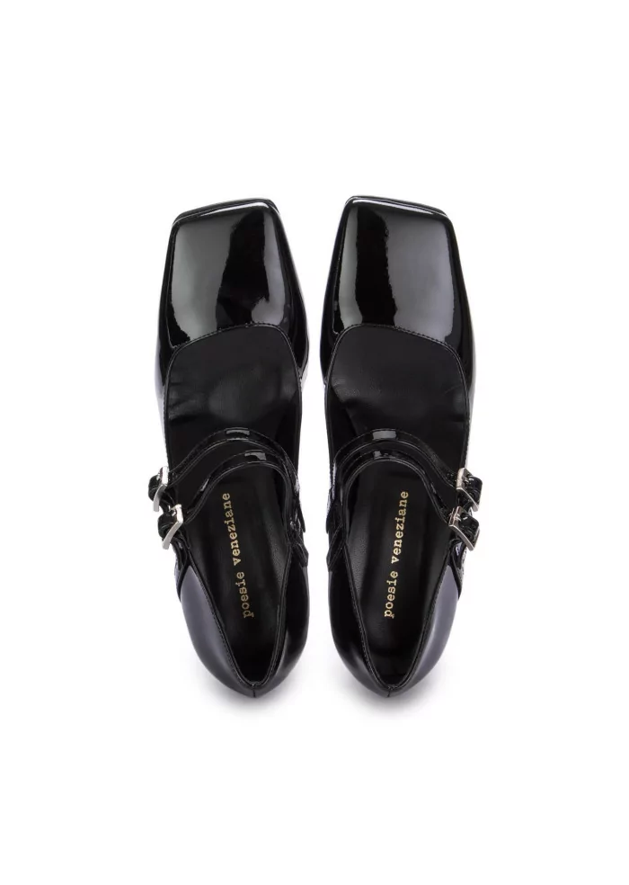POESIE VENEZIANE | SCARPE TACCO MIA PELLE NERO Vendita Economica