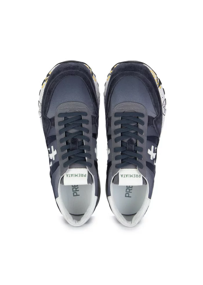 PREMIATA | SNEAKERS LANDECK CAMOSCIO NYLON BLU Spedizione Gratuita