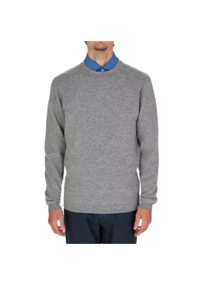 WOOL & CO | MAGLIONE LANA VISCOSA GRIGIO Soddisfazione Garantita
