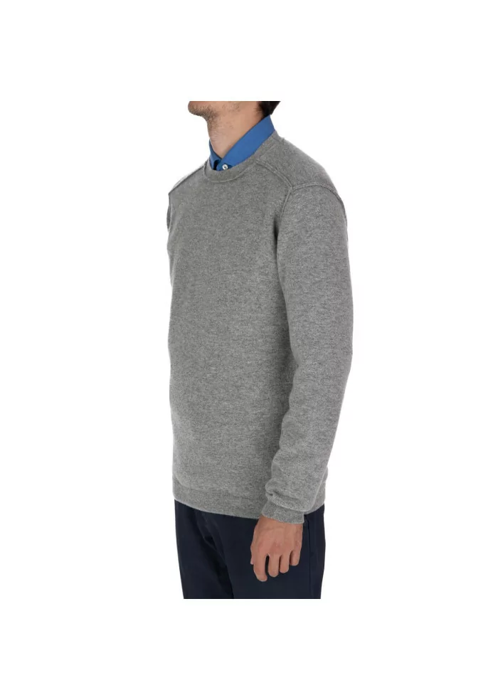 WOOL & CO | MAGLIONE LANA VISCOSA GRIGIO Soddisfazione Garantita