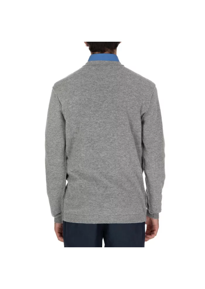 WOOL & CO | MAGLIONE LANA VISCOSA GRIGIO Soddisfazione Garantita