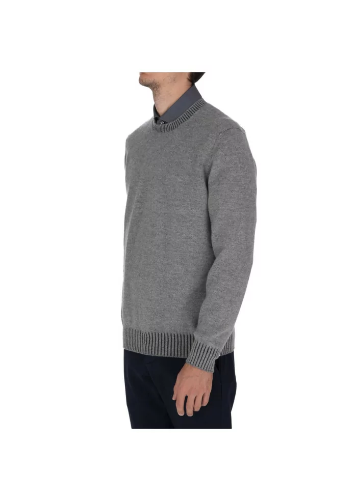 JURTA | MAGLIONE GOVA MERINO GRIGIO Vendita Calda
